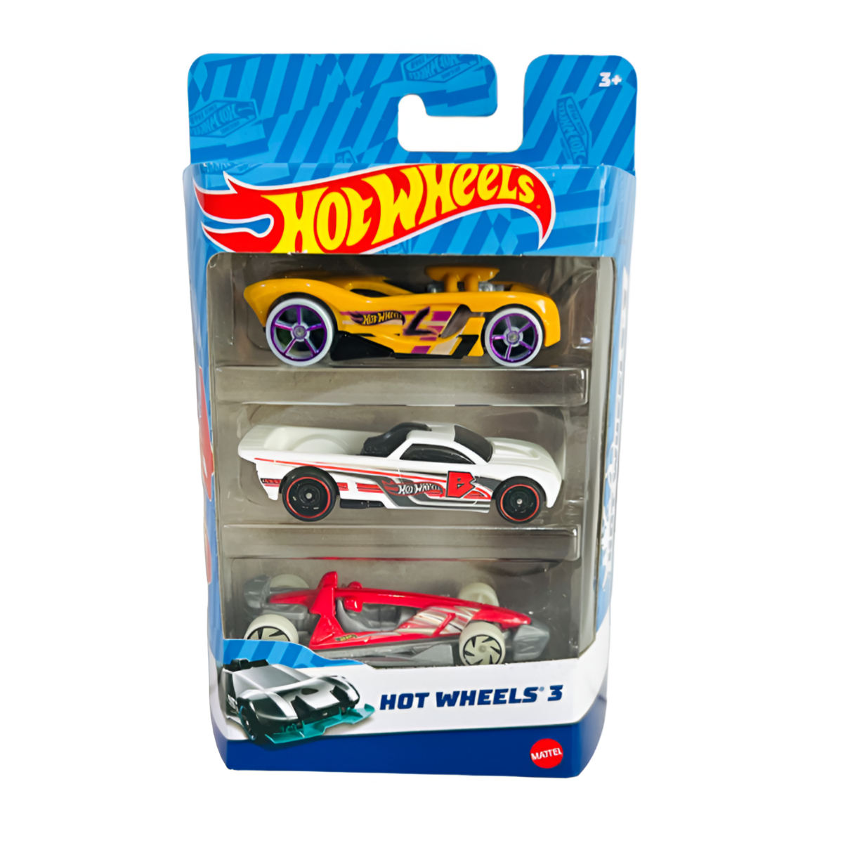 Hot Wheels Basic Car 3-Pack Asstorted (Cahw08)