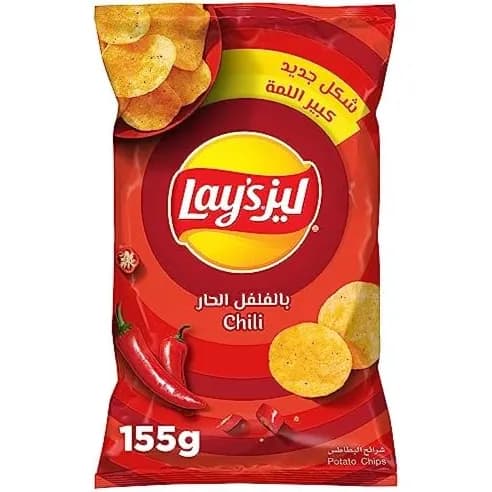 Lays Chili 155g Ksa