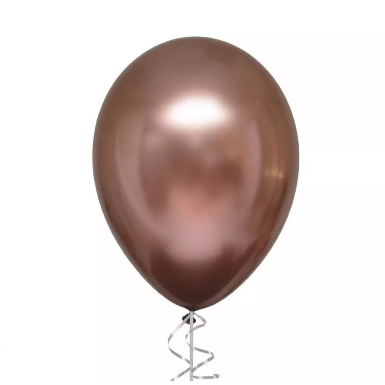 1 pc. Latex Helium Balloon Metallic Brown