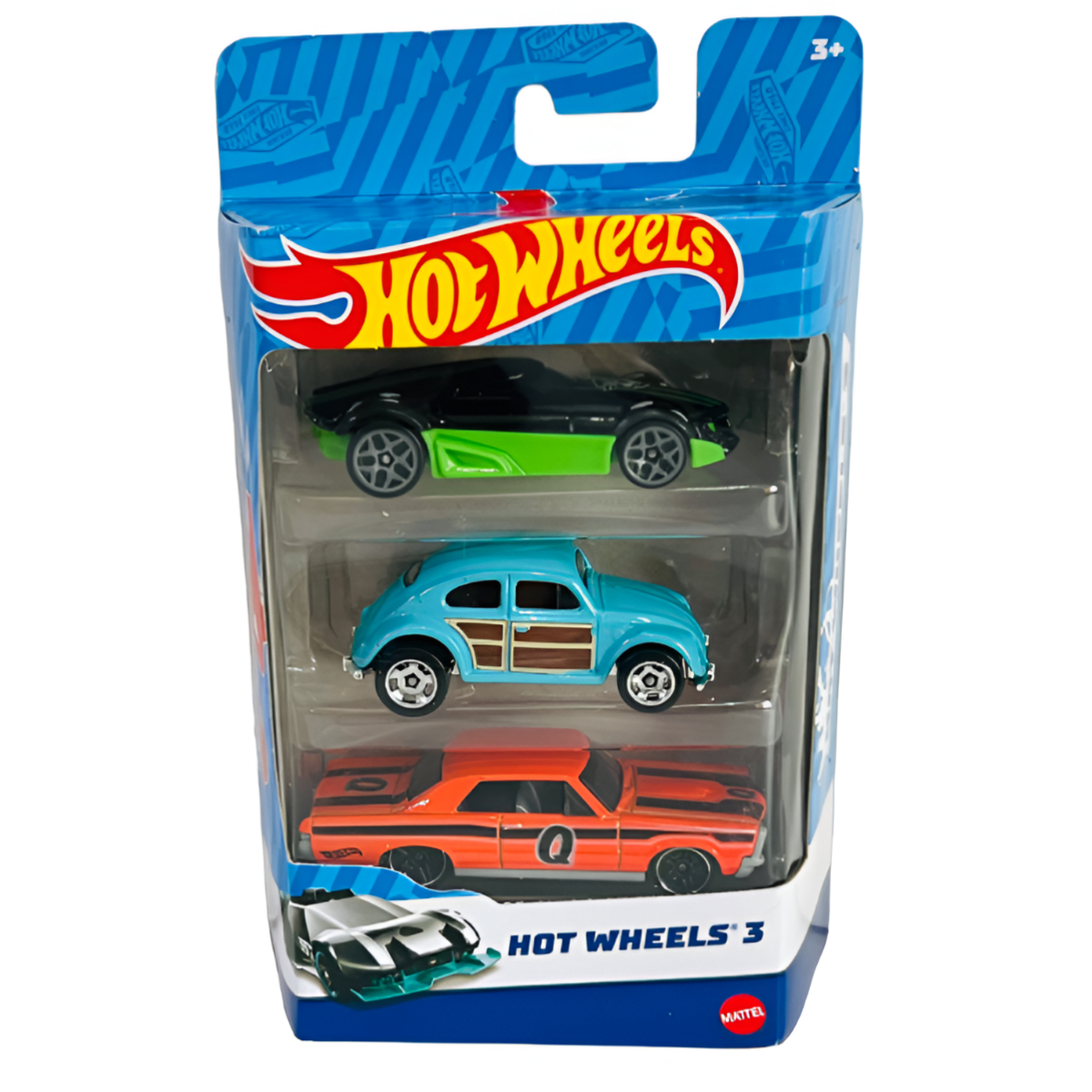 Hot Wheels Basic Car 3-Pack Asstorted (Cahw08)