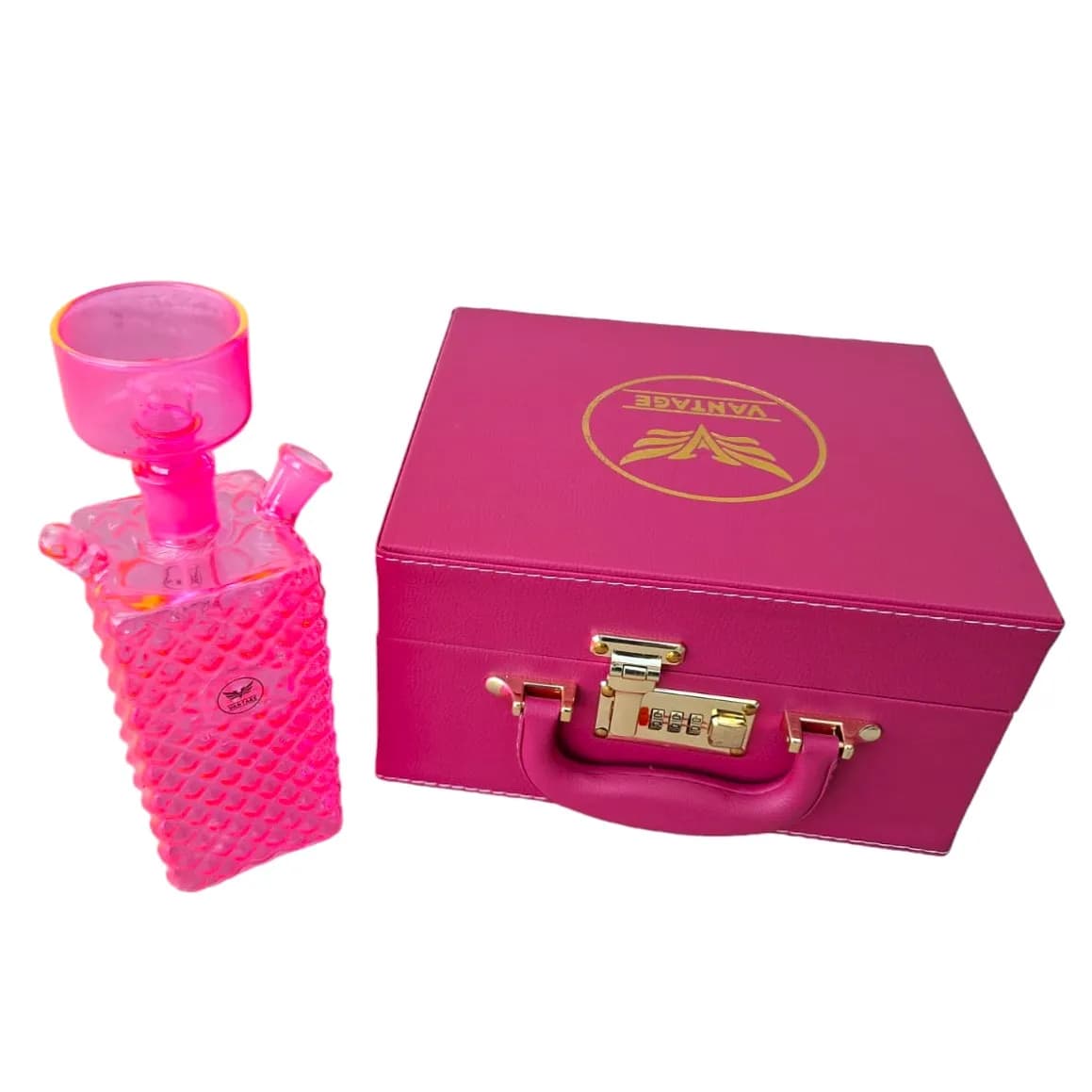 Mg Glass Shisha Set By-40 Pink