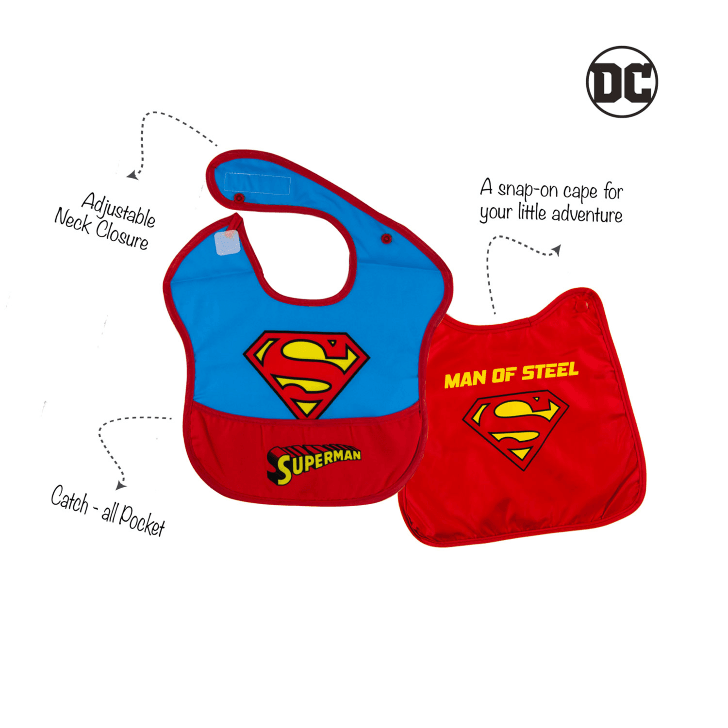 Infant Bib Po1 Bib With Cape - 2 (Buy 1 Get 1 Free)