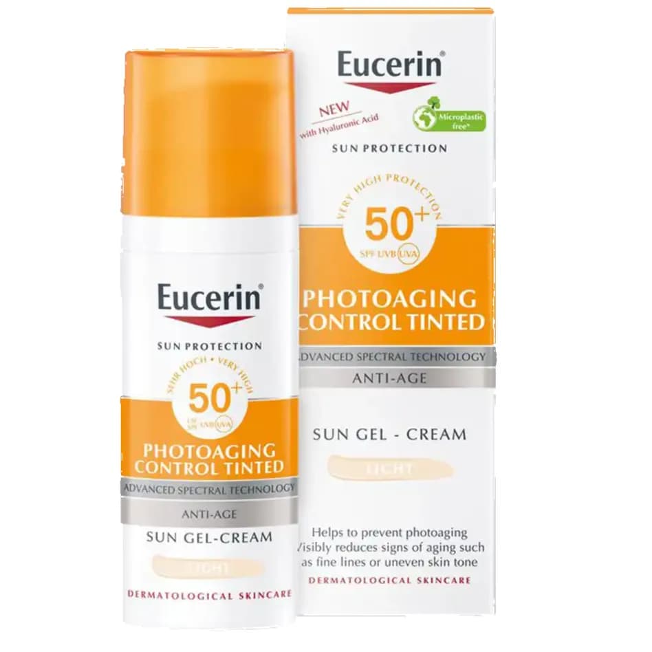 Eucerin Sun Creme Tinted Photoaging Control SPF 50+, 50ml