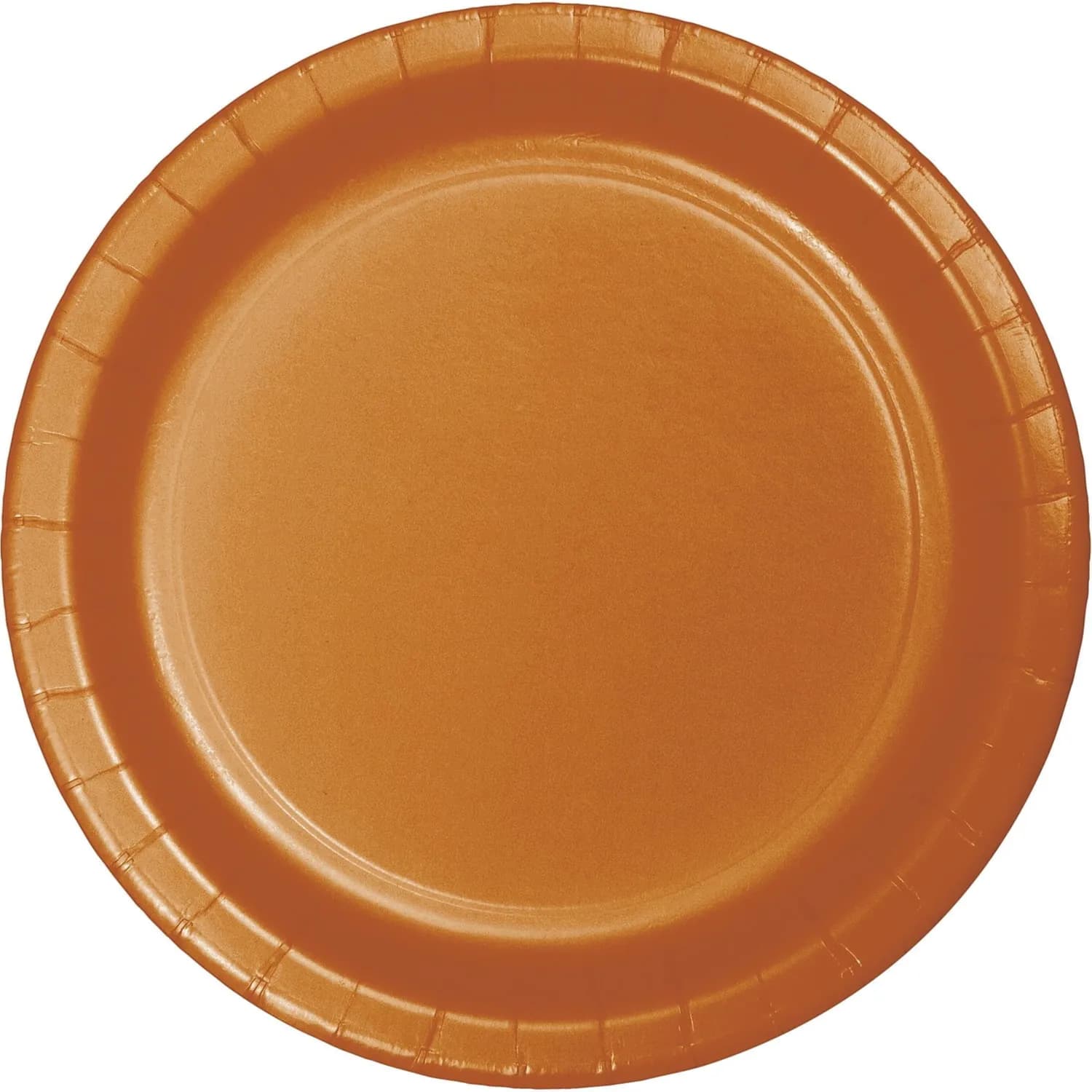 Pastel Orange Plates 23 Cm 8pcs