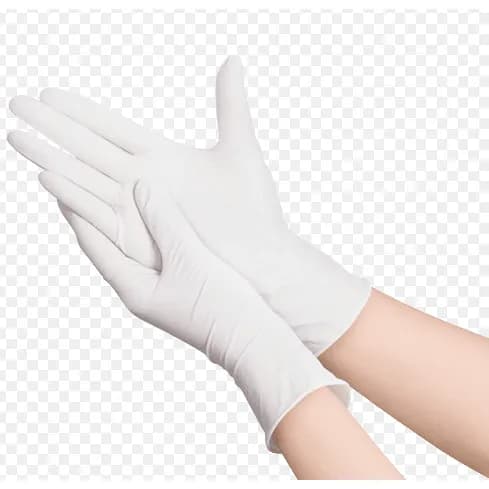 Gloves Latex Medium Powder Free (100 Pcs)