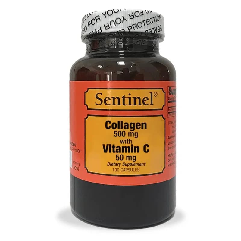 sentinel collagen 500mg with vit C 50mg cap 100