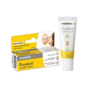 Medela Purelan lanolin cream for sore nipples & dry skin safe during breastfeeding 7gm