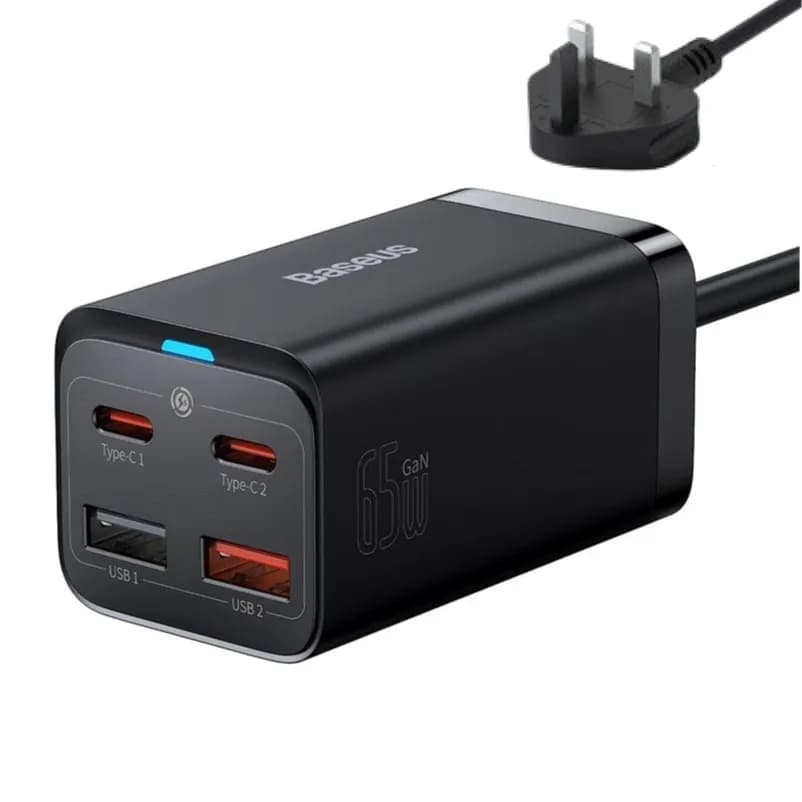 Fast Charge Power Extension 65W 2 Usb-A 2 Usb-C - Baseus