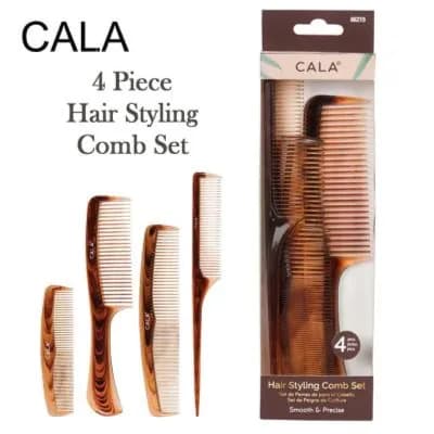 Cala 66219 Hair Styling Comb Set 4pcs