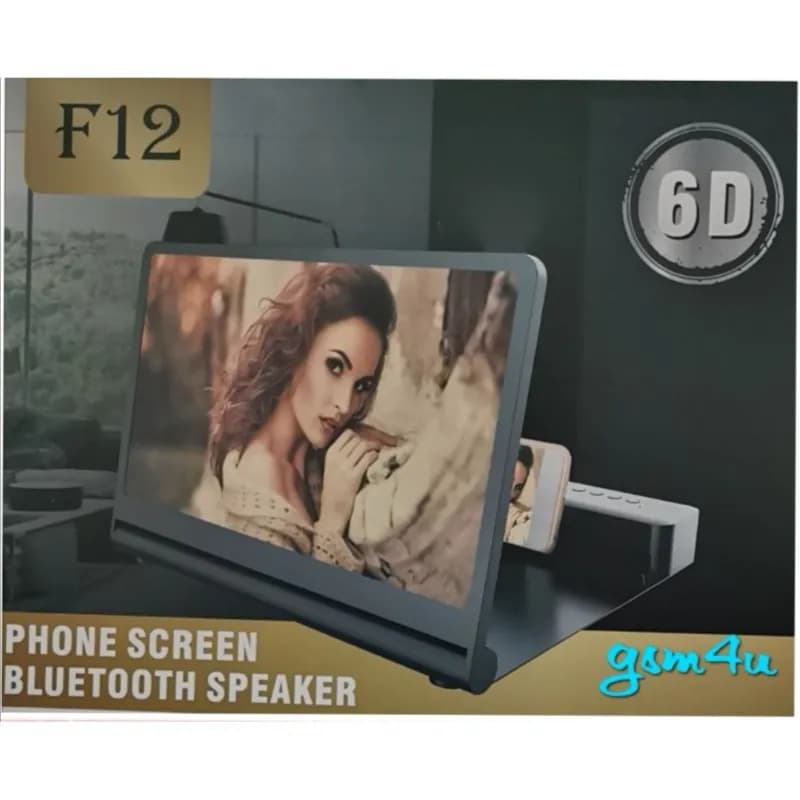 F12 Phone Screen magnifier with Bluetooth speaker