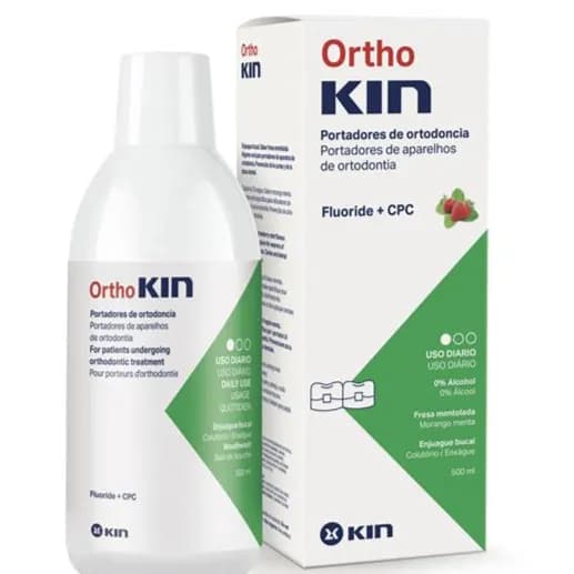 ORTHOKIN MOUTHWASH - STRAWBERRY MINT 500ML