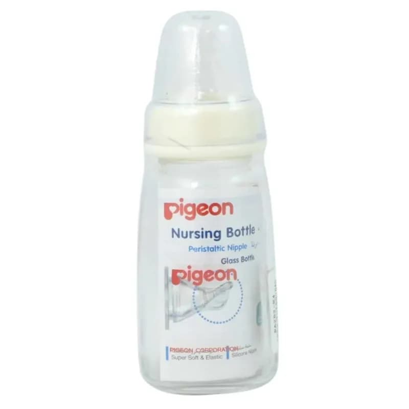 Pigeon Bottle Glass Clear 120ml