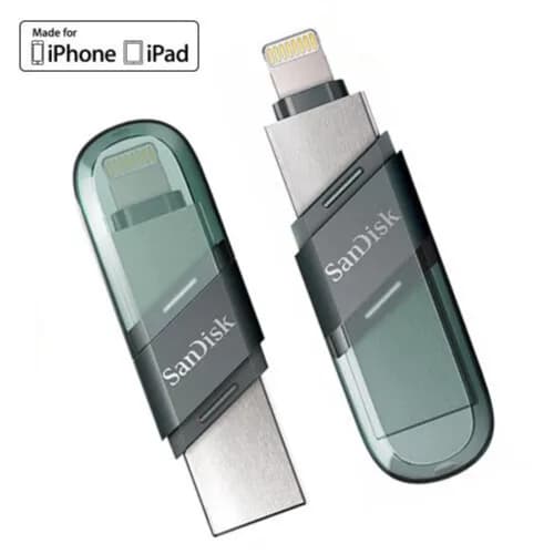 SanDisk 256GB iXpand Go Flash Drive for iPhone, iPad, Computers & Laptops - 2-for-1 USB 3.0 Drive with Type A & Lightning Connectors (SDIX90N-256G-GN6NE)