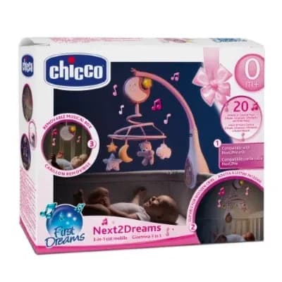 Chicco Next2Dreams Cot Mobile Pink