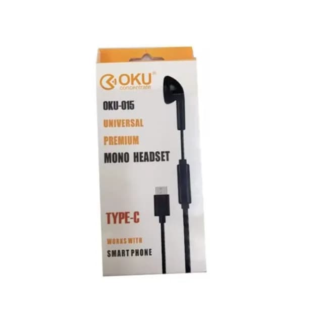 Oku Mono Earphone For Iphone 15 Type-c oku-15