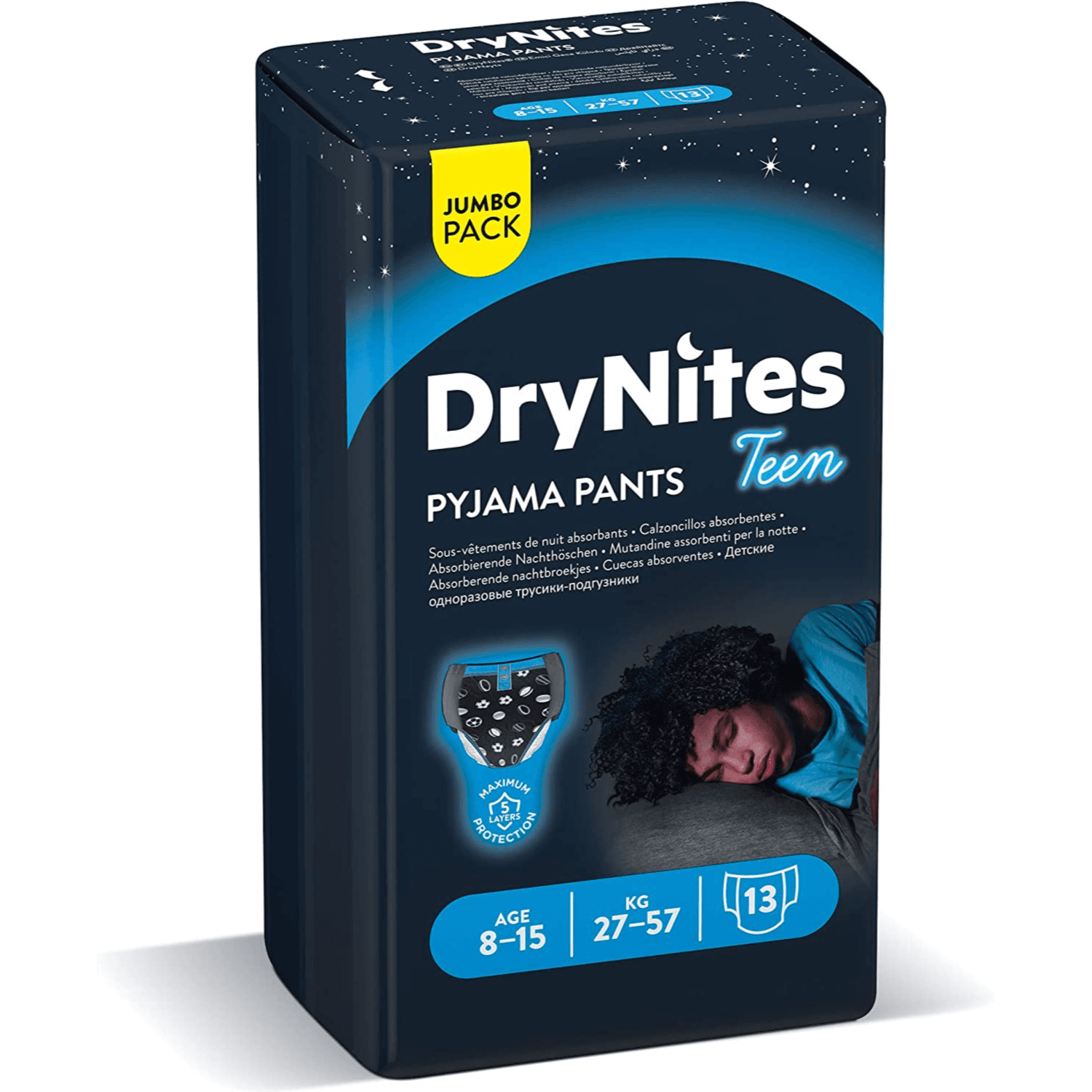 Huggies Drynites Pyjama Pants 27 57 Kg 8y 15y Boys