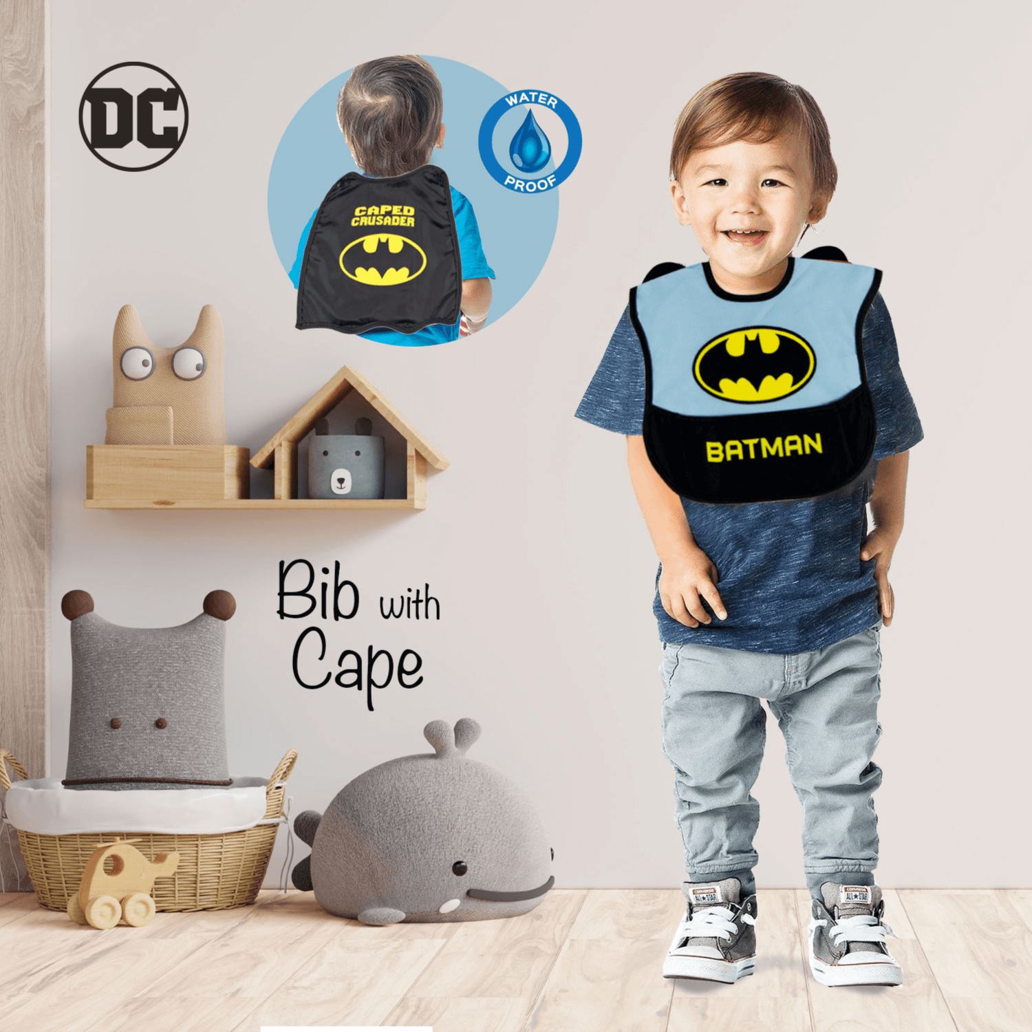 Infant Bib Po1 Bib With Cape - 1 (Buy 1 Get 1 Free)