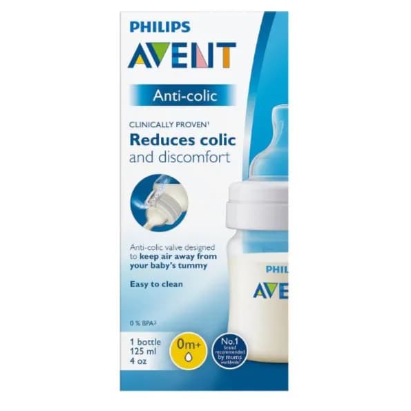 Philips avent anti colic wide neck bottle 0m+ 125ml