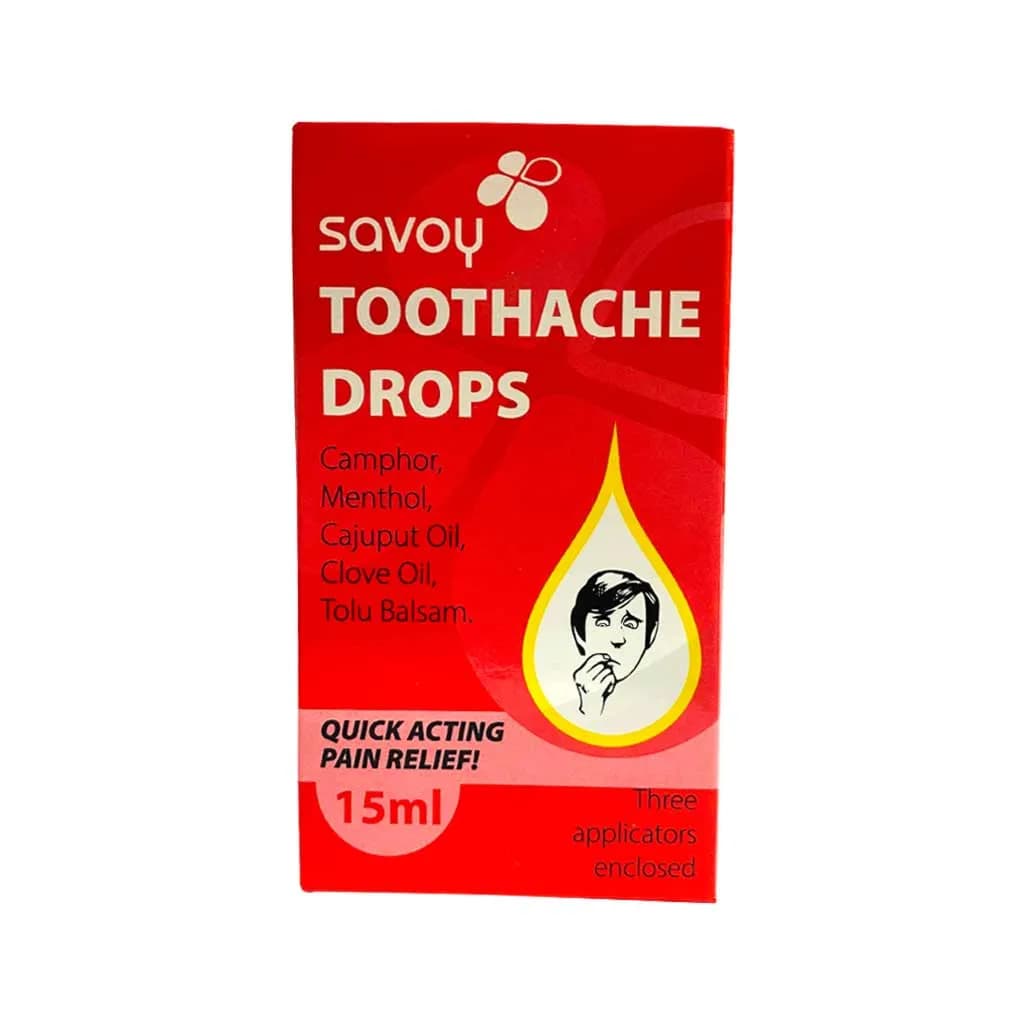 Savoy Toothache Drops - 15ml