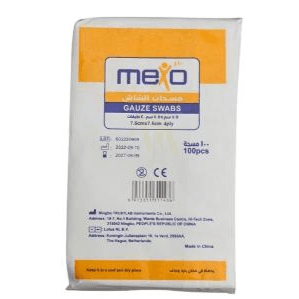 Mexo Gauze Swabs 7.5*7.5Cm 4Ply 100Pcs