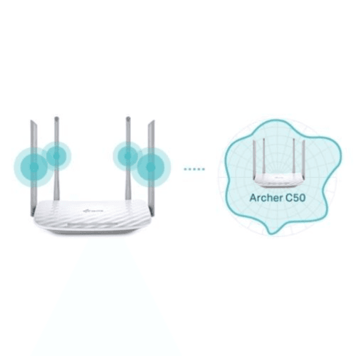 TP-LINK ARCHER -C50 AC1200 WI-FI ROUTER DUAL BAND