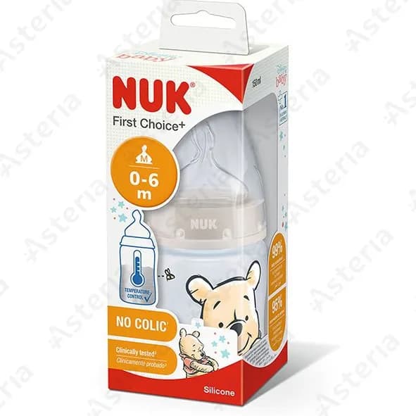 Nuk First Choice Disney Baby feeding bottle silicone M 0-6 150ML