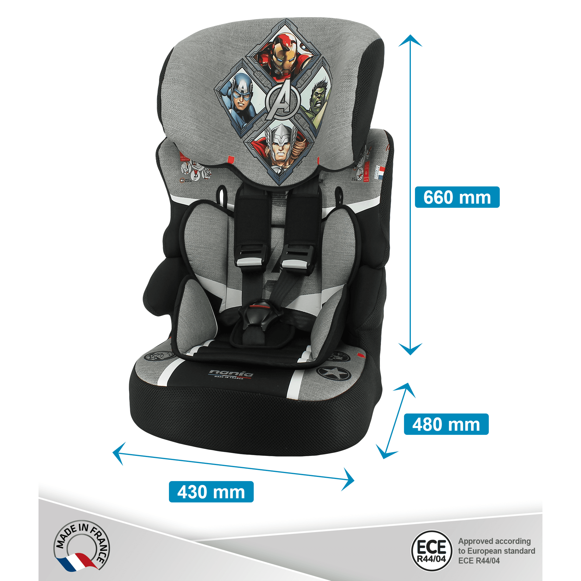 Nania Beline Avengers Grey Carseat