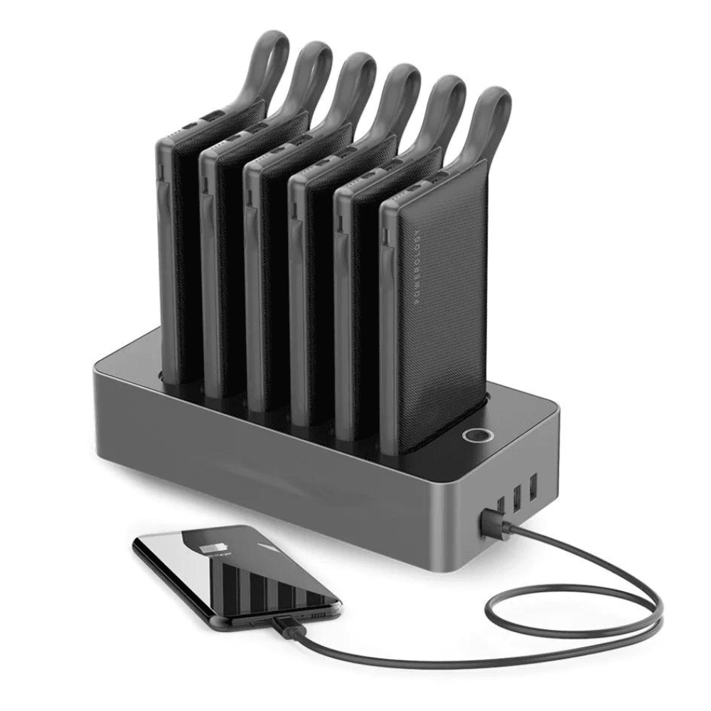 WST 10000 mAh 6 في 1 محطة إرساء بنك الطاقة المتعددة
