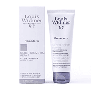 Louis widmer Remederm Silver Repair Cream for Dry Skin unscented for adult & children 75ml