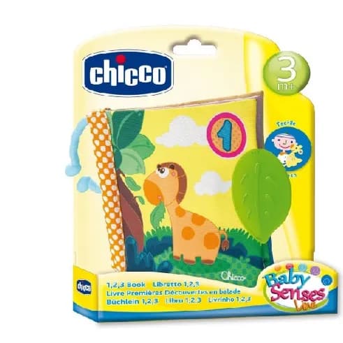 Chicco Book Rattles 1-2-3 / 3-24 M