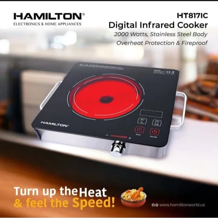 Hamilton Digital Infrared Cooker Ht817ic