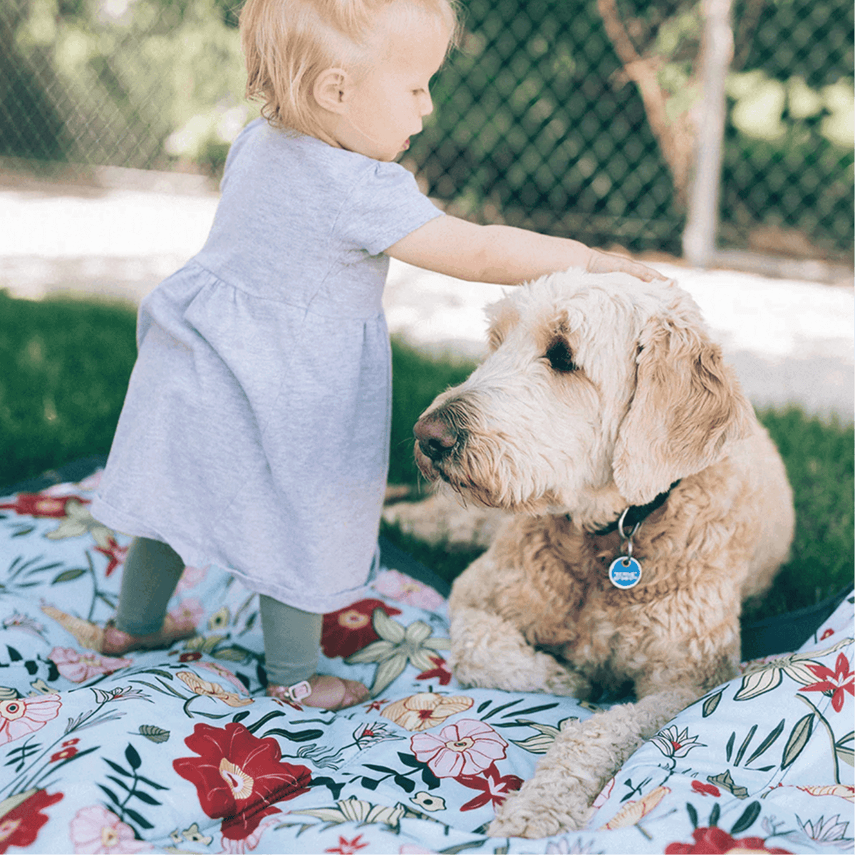 Little Unicorn Outdoor Blanket Primrose Patch