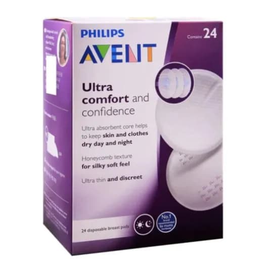 Philips avent ultra comfortable breast pad 24s