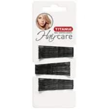 Titania Hair Clip Black 30 Pc/card 8060