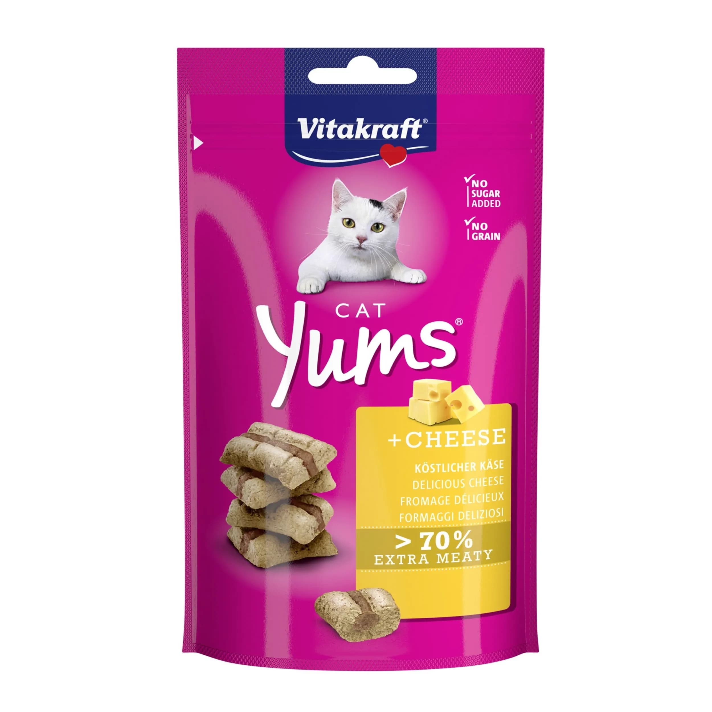 Vitakraft Cheese Cat Yums Treat, 40g