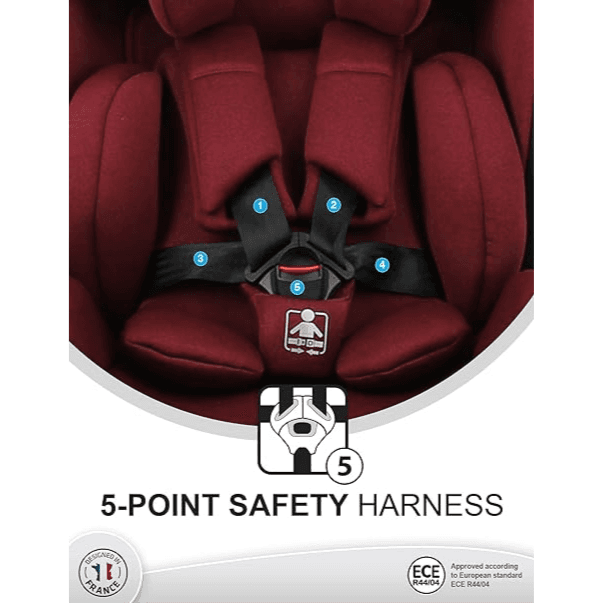 Nania Malta Red Black Baby Car Seat