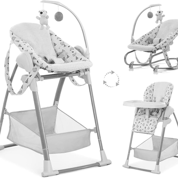 Hauck Sit N Relax Highchair 3 In 1 Nordic Grey