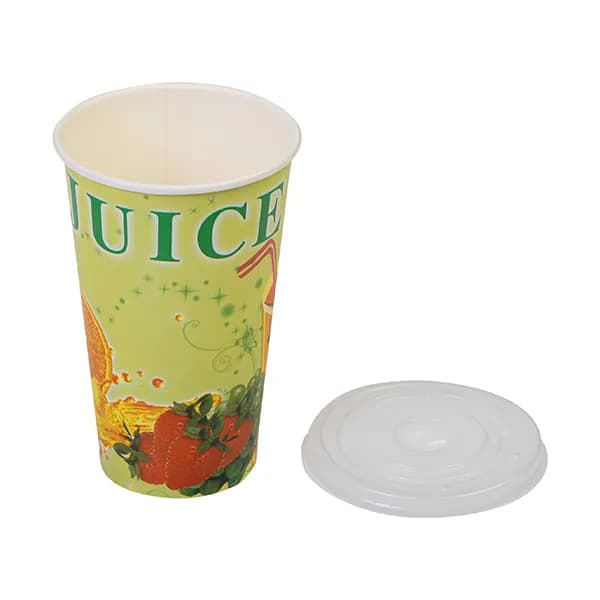 Paper Cold Cup 12 Oz With Lid (1000 Pcs)