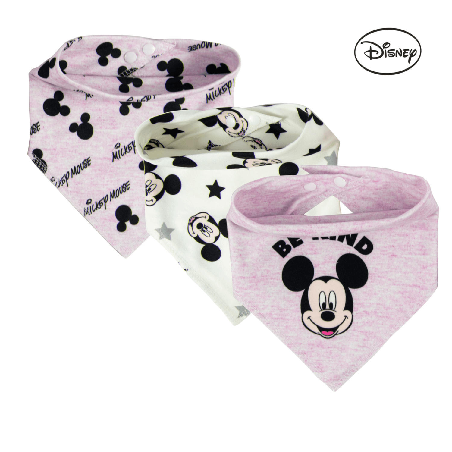 Infant Bib Po3 Mickey Bandana Bibs - 1 (Buy 1 Get 1 Free)