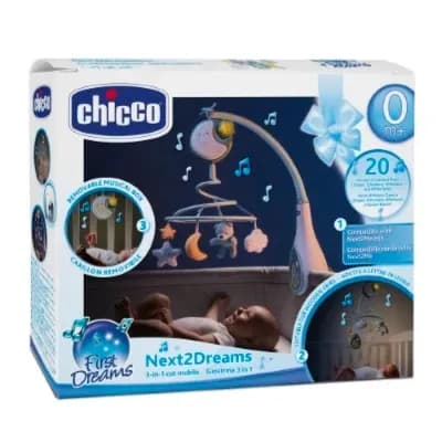 Chicco Next2Dreams Cot Mobile Blue