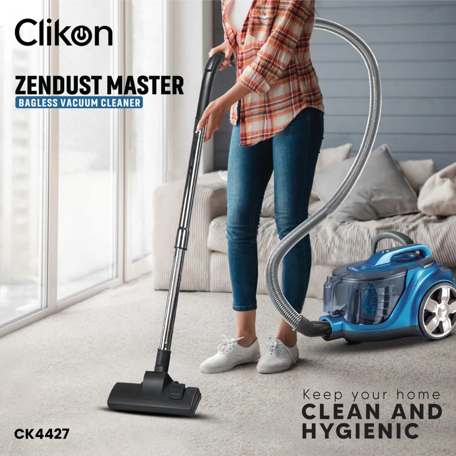 CLIKON ZENDUST MASTER BAG LESS VACUUM CLEANER-CK4427