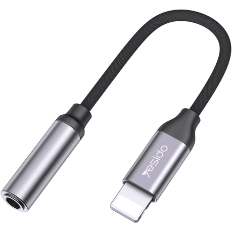 Lightning To 3.5Mm Audio Converter For Iphone Yesido Yau21