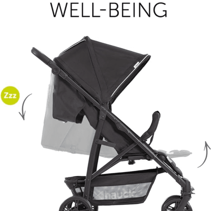 Hauck Rapid 4 Caviar Black Stroller
