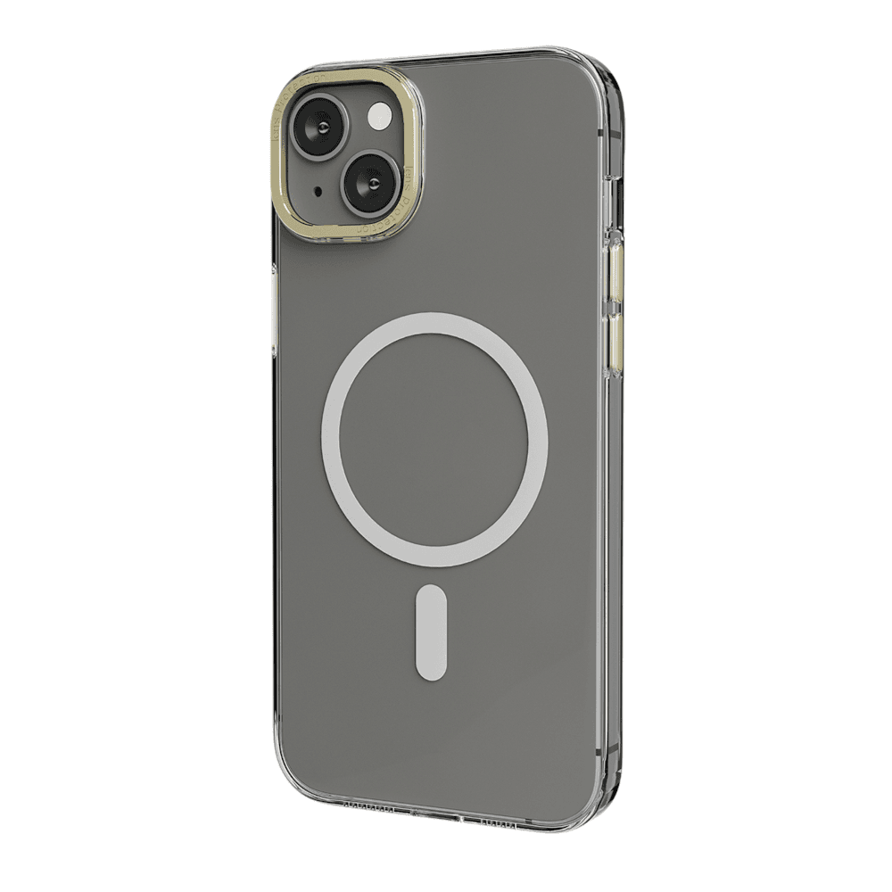 Levelo Magsafe Sensa Clear Back Case For Iphone 14 Plus - Clear/champagne