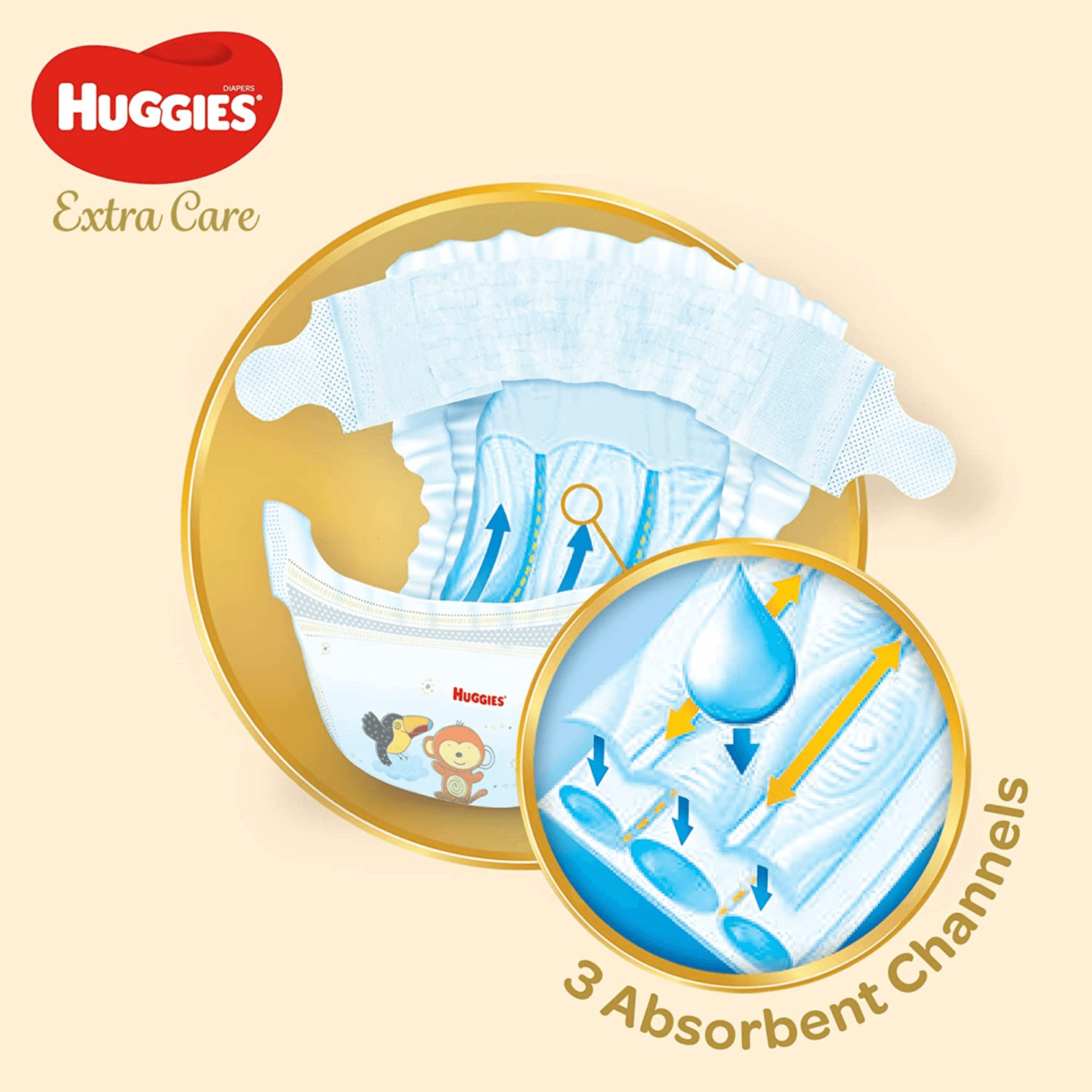 Huggies Diaper Extra Care Jumbo 3