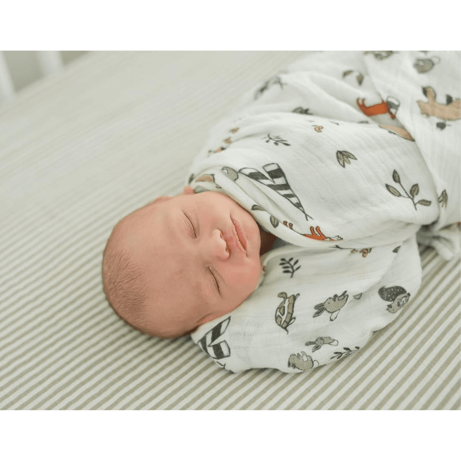 Little Unicorn Forest Friends Cotton Muslin Swaddle Blanket