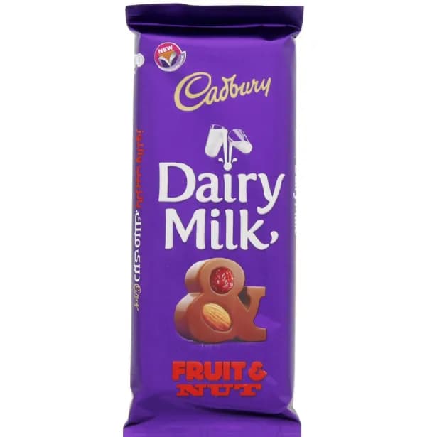 Cadburry Dairy Milk Fruit&nut 100 Gm