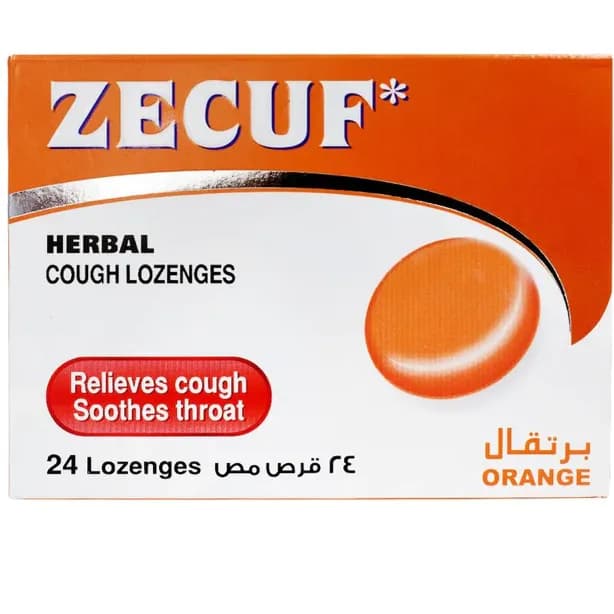 Zecuf Lozenges Orange 24s