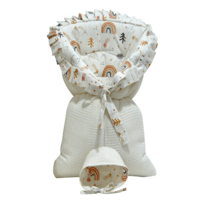 Elmalella Tulip Newborn Cocoon Hat Ivory