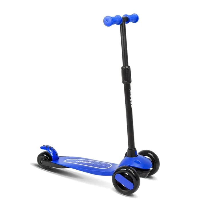 Ziggy 3-Wheel Tilt Scooter With LED light - Blue